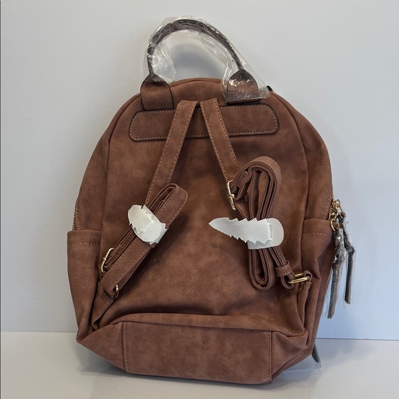 Brown Mini Backpack - Picture 3 of 4